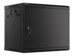 SZAFA INSTALACYJNA RACK WISZĄCA 19" 9U 600X450 CZARNA DRZWI METALOWE LANBERG (FLAT PACK)
