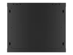 SZAFA INSTALACYJNA RACK WISZĄCA 19" 9U 600X450 CZARNA DRZWI METALOWE LANBERG (FLAT PACK)