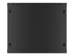 SZAFA INSTALACYJNA RACK WISZĄCA 19" 9U 600X450 CZARNA DRZWI PERFOROWANE LANBERG (FLAT PACK)