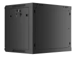 SZAFA INSTALACYJNA RACK WISZĄCA 19" 9U 600X450 CZARNA LANBERG (FLAT PACK) V2