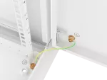 SZAFA INSTALACYJNA RACK WISZĄCA 19" 9U 600X600 SZARA DRZWI METALOWE LANBERG (FLAT PACK)