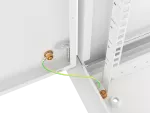 SZAFA INSTALACYJNA RACK WISZĄCA 19" 9U 600X600 SZARA DRZWI METALOWE LANBERG (FLAT PACK)