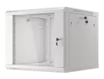 SZAFA INSTALACYJNA RACK WISZĄCA 19" 9U 600X600 SZARA LANBERG (FLAT PACK) V2