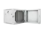 SZAFA INSTALACYJNA RACK WISZĄCA DWUSEKCYJNA 19" 9U 600X600 SZARA LANBERG (FLAT PACK)