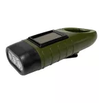 Latarka LED z korbką i panelem solarnym, 50 lm, IP42, 6000 K, 40 mAh
