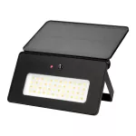LUNERA LED 20 W, naświetlacz solarny z czujnikiem ruchu PIR, 1100 lm, CCT, IP54, 3600 mAh, czarny