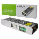 Zasilacz LED 200W 12V 17A IP20 SLIM 224x69x40