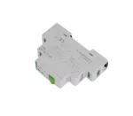 Przekaźnik bistabilny BIS-411B-LED z przyciskiem do sterowania ręcznego, na szynę DIN, z przekaźnikiem inrush 160A/20ms