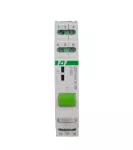 Przekaźnik bistabilny BIS-411BM-LED z przyciskiem do sterowania ręcznego, pamięcią, montaż na szynie DIN, 230V, z przekaźnikiem inrush 160A/20ms