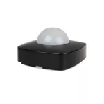 Czujnik ruchu PIR z funkcją obecności, IP-65, sufitowy, 360°, 10A, 230V, czarny