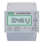 Trójfazowy licznik zużycia energii 100A, MID, dwukierunkowy z funkcją RESET