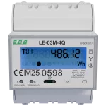 Trójfazowy licznik, czterokwadrantowy pomiar energii, pomiar bezpośredni do 100A, RS485 + Modbus RTU + DLT645-2007