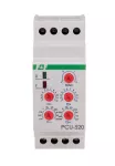 Przekaźnik czasowy 2-funkcyjny (nastawa 2 czasów T1 T2, styk: 2xNO/NC 24V
