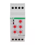 Przekaźnik czasowy 2-funkcyjny (nastawa 2 czasów T1 T2, styk: 2xNO/NC 230V PCU-520