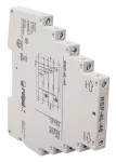 Ogranicznik przepięć DC do ochrony linii danych/sygnałowych, 48 V DC RSP-4L-48