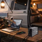 Qoltec Przetwornica napięcia MS Wave | 12V na 230V | 300/600W | USB | Kompatybilna z LiFePO4 GEL AGM 
