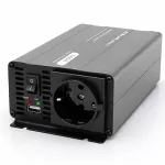 Qoltec Przetwornica napięcia MS Wave | 12V na 230V | 300/600W | USB | Kompatybilna z LiFePO4 GEL AGM 