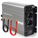 Qoltec Przetwornica napięcia MS Wave | 12V na 230V | 1500/3000W | USB | Kompatybilna z LiFePO4 GEL AGM