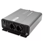 Qoltec Przetwornica napięcia MS Wave | 12V na 230V | 2500/5000W | USB | Kompatybilna z LiFePO4 GEL AGM
