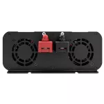 Qoltec Przetwornica napięcia MS Wave | 12V na 230V | 2500/5000W | USB | Kompatybilna z LiFePO4 GEL AGM