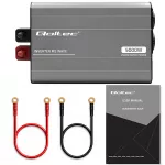 Qoltec Przetwornica napięcia MS Wave | 12V na 230V | 2500/5000W | USB | Kompatybilna z LiFePO4 GEL AGM