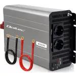 Qoltec Przetwornica napięcia MS Wave | 12V na 230V | 3000/6000W | USB | Kompatybilna z LiFePO4 GEL AGM