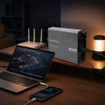 Qoltec Przetwornica napięcia MS Wave | 12V na 230V | 3000/6000W | USB | Kompatybilna z LiFePO4 GEL AGM
