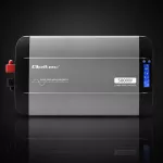 Qoltec Przetwornica napięcia Pure Sine Wave | 12V na 230V | 2500/5000W | LCD | USB | USB-C | Kompatybilna z LiFePO4 GEL AGM