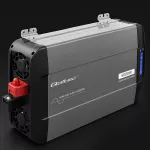 Qoltec Przetwornica napięcia Pure Sine Wave | 12V na 230V | 2500/5000W | LCD | USB | USB-C | Kompatybilna z LiFePO4 GEL AGM