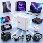 Qoltec Ładowarka Super Fast Power Delivery 96W | USB-C 3.0 | 5-20V | 3-4.8A | Laptop | Mcbook | Smartfon