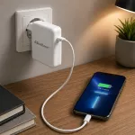 Qoltec Ładowarka Super Fast Power Delivery 96W | USB-C 3.0 | 5-20V | 3-4.8A | Laptop | Mcbook | Smartfon