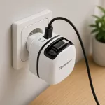 Qoltec Ładowarka sieciowa GaN Super Fast 65W | USB-C PD PPS | 5-20V | 3-3.25A | Laptop | MacBook | Smartfon | wysuwany kabel
