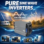 Qoltec Przetwornica napięcia Pure Sine Wave | 12V na 230V | 3000/6000W | LCD | USB | USB-C | Kompatybilna z LiFePO4 GEL AGM