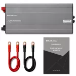 Qoltec Przetwornica napięcia Pure Sine Wave | 24V na 230V | 5000/10000W | LCD | USB | Kompatybilna z LiFePO4 GEL AGM