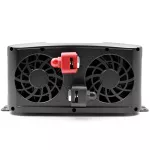 Qoltec Przetwornica napięcia Pure Sine Wave | 12V na 230V | 3000/6000W | UPS BYPASS | LCD | USB | USB-C | Kompatybilna z LiFePO4 GEL AGM