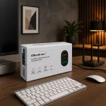 Qoltec Automatyczny Stabilizator napięcia AVR 2000VA | 1200W | Compact | Toroidalny transformator 