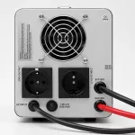 Qoltec Zasilacz awaryjny UPS Pure Sine Wave | 1000VA/720W | Przetwornica 12/230V z AVR | LCD | LiFePO4 AGM GEL 