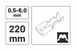AWTOOLS SZCZYPCE DO ZACISKANIA KONEKTORÓW IZOLOWANYCH/ NIEIZOLOWANYCH 220mm 0,5-6mm²