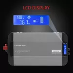 Qoltec Przetwornica napięcia Pure Sine Wave | 12V na 230V | 3000/6000W | LCD | USB | USB-C | Kompatybilna z LiFePO4 GEL AGM