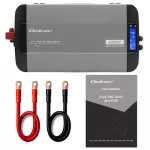 Qoltec Przetwornica napięcia Pure Sine Wave | 12V na 230V | 3000/6000W | LCD | USB | USB-C | Kompatybilna z LiFePO4 GEL AGM