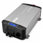 Qoltec Przetwornica napięcia Pure Sine Wave | 12V na 230V | 3000/6000W | UPS BYPASS | LCD | USB | USB-C | Kompatybilna z LiFePO4 GEL AGM