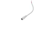 Gniazdo DC 5.5x2.1 3A przewód biały 15cm  22awg