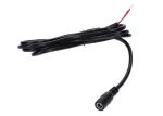 Gniazdo DC 5.5x2.1 3A przewód czarny      150cm 22awg