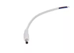 Gniazdo DC 5.5x2.1 5A przewód biały 15cm  18awg