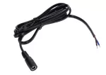 Gniazdo DC 5.5x2.1 5A przewód czarny      150cm 18awg