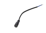 Gniazdo DC 5.5x2.1 5A przewód czarny      15cm 18awg