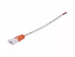 Gniazdo 2-pin KLIK białe przewód 15cm