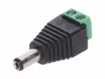 Wtyk DC 5.5x2.1 ze złączem skrętnym