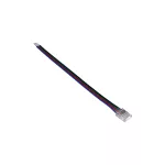 Złączka do taśmy led SMD/RGB kolor 10mm   taśma-przewód 15cm