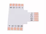 Złączka do taśmy led rgbw 10mm PCB T